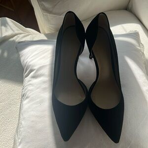 Black Suede D’Orsay excellent condition 3” heels 9M